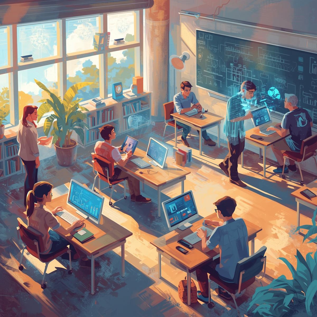 create an image of Human Education EdTech